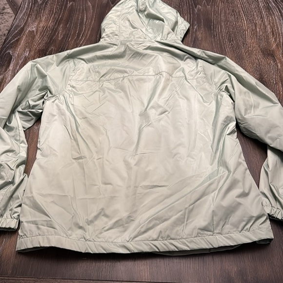 🟣 LIKE NEW! Calvin Klein Womens Zip Front Light Green Windbreaker size Large - Picture 8 of 8
